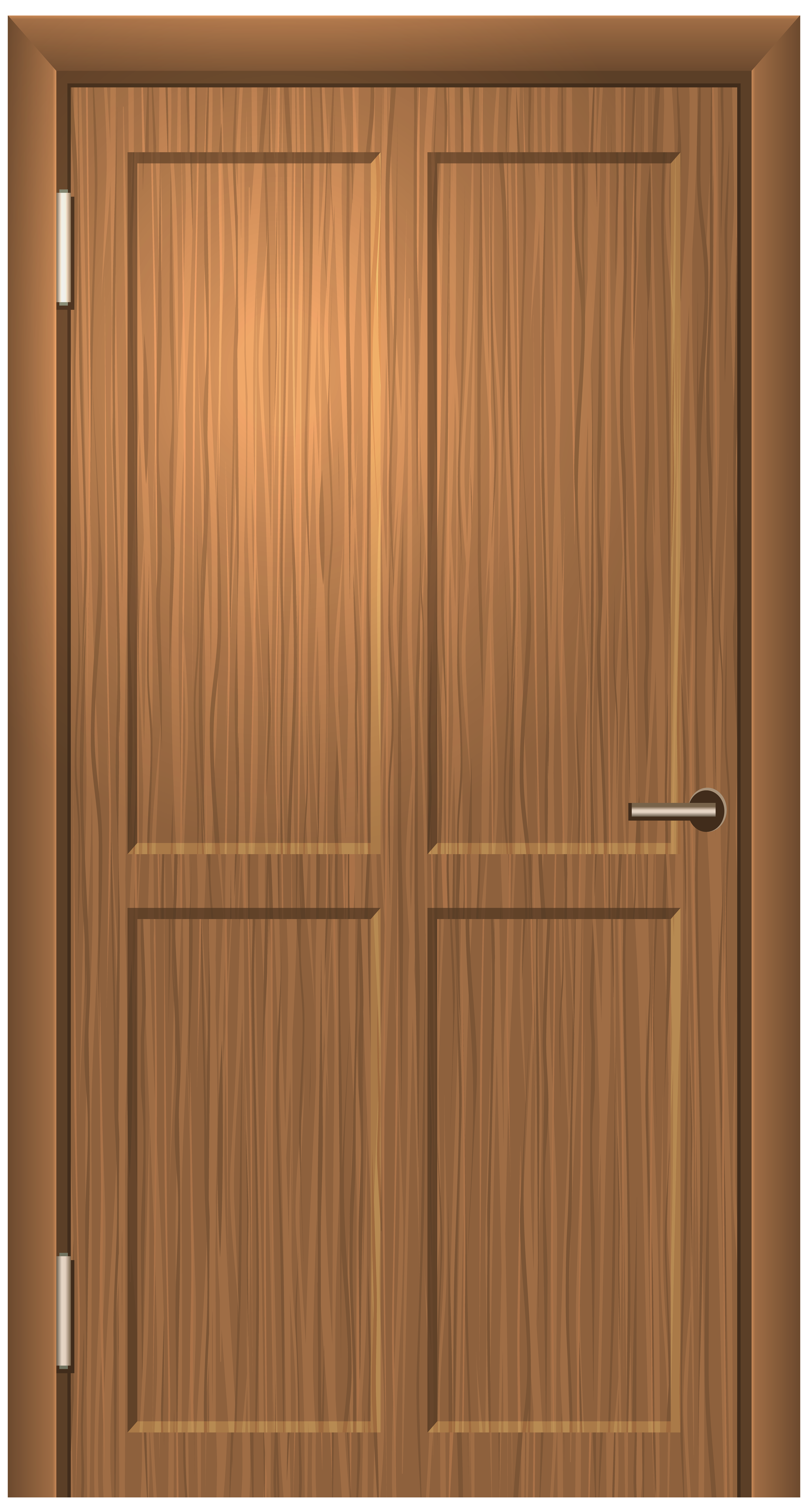 Wooden Door PNG Clip Art.