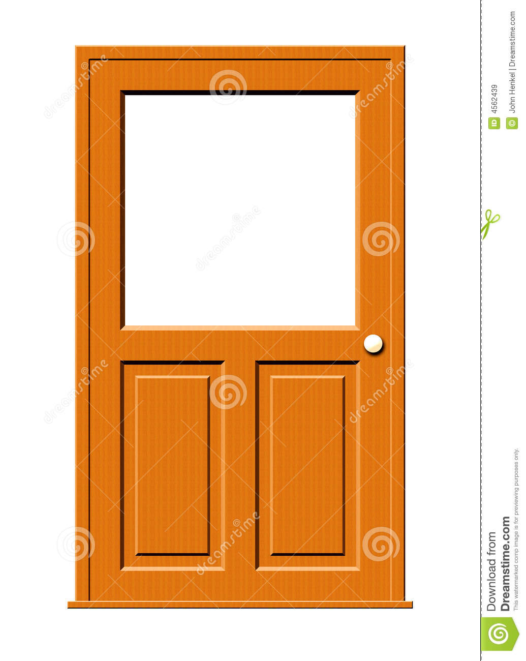Wooden Door Clipart.
