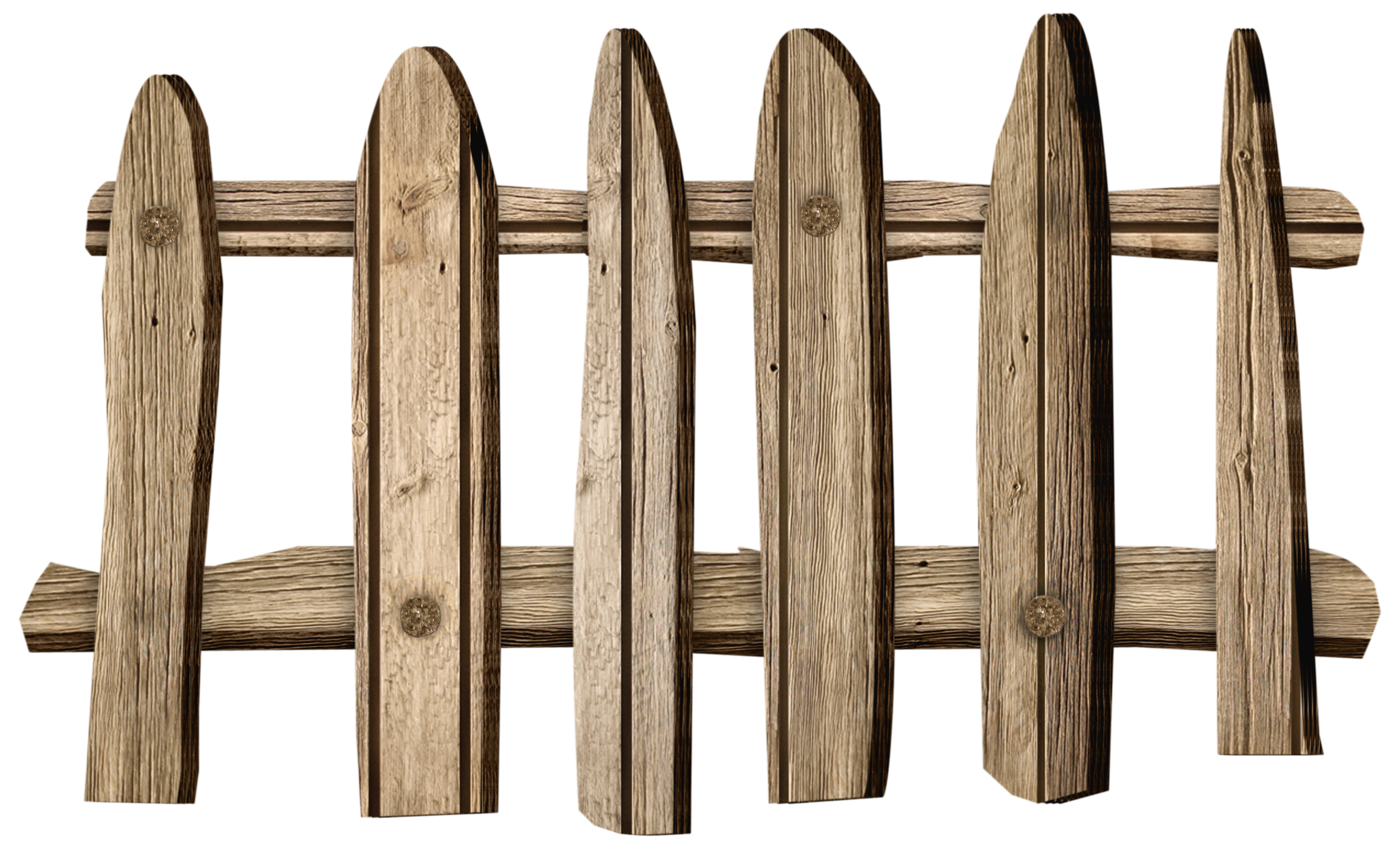 Wooden fence clipart.