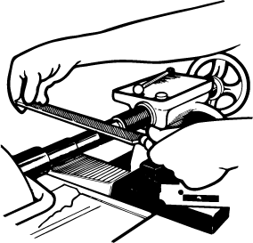 Metal lathe clipart.