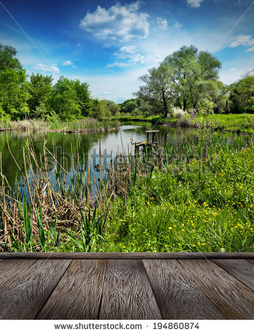 Wood Pier Stock Photos, Royalty.