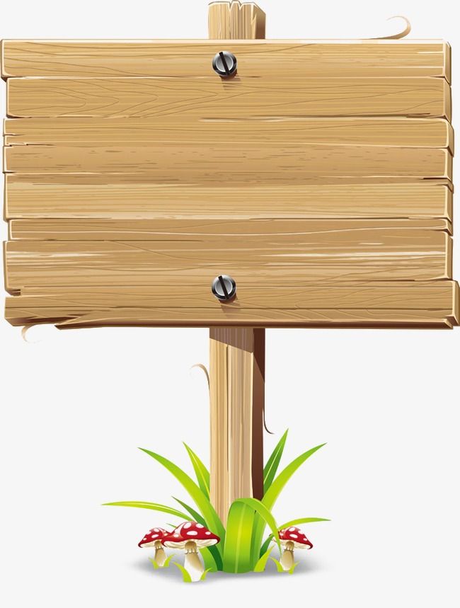 Wood Signs, Wood Clipart, Prompt Card PNG Transparent Image and.