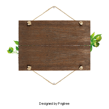 Wood Sign Png, Vector, PSD, and Clipart With Transparent Background.