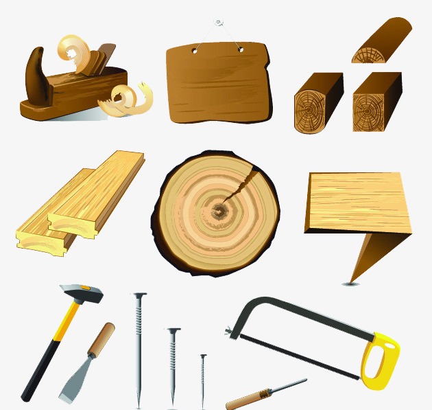 Wood Tools, Wood Clipart, Tools Clipart, #163302.