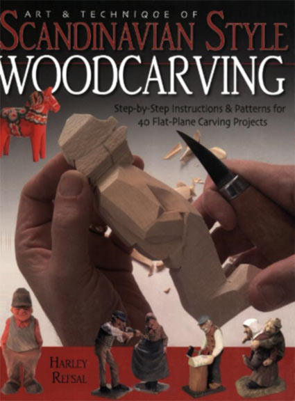 Clip art junk wood carver.