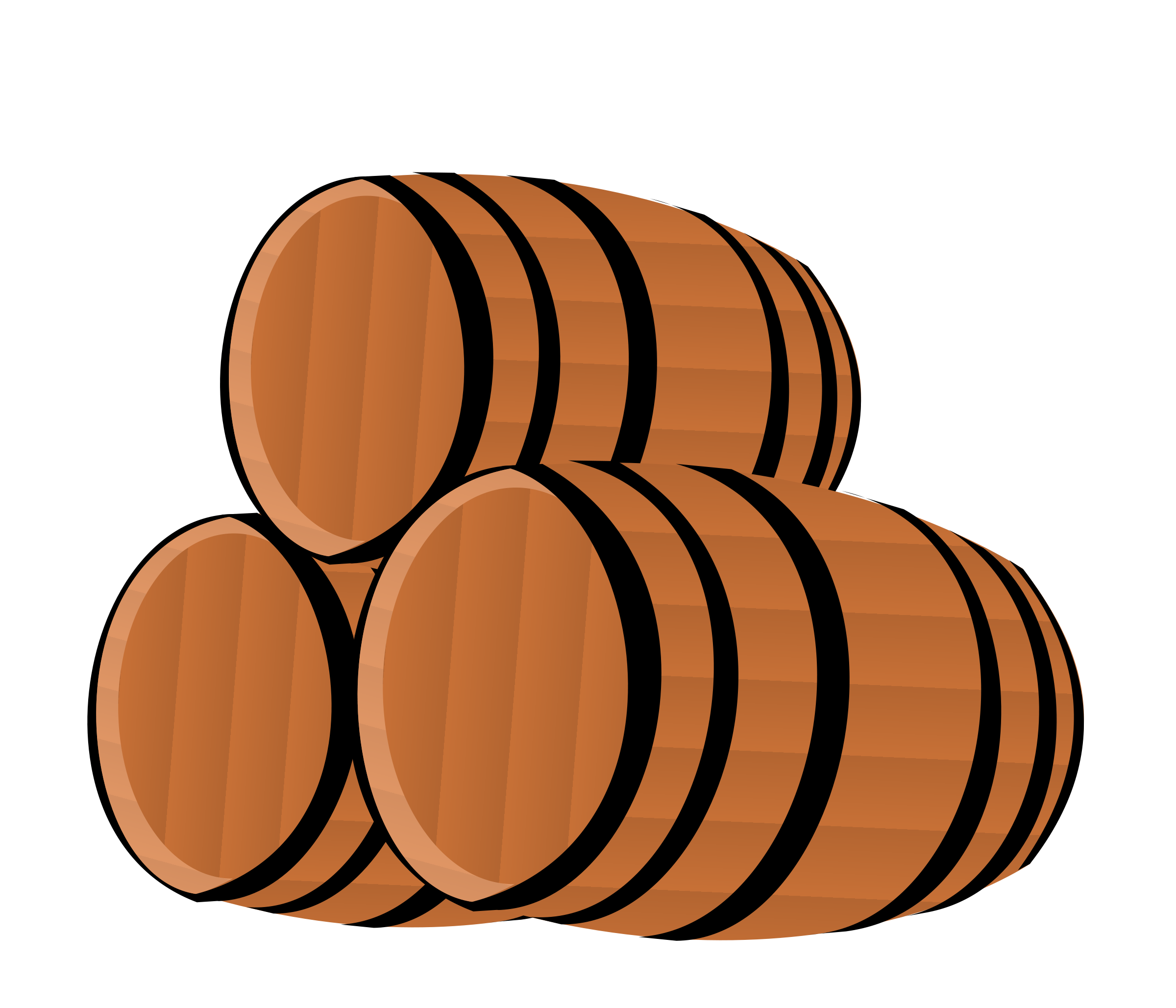 Oak Barrel Clipart.