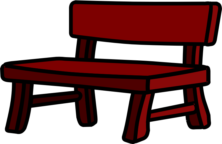 Wooden Bench Clipart.