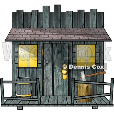 Clip Art Wood Shed Clipart.