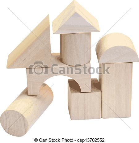 Wooden building block Stock Illustrations. 2,268 Wooden building.