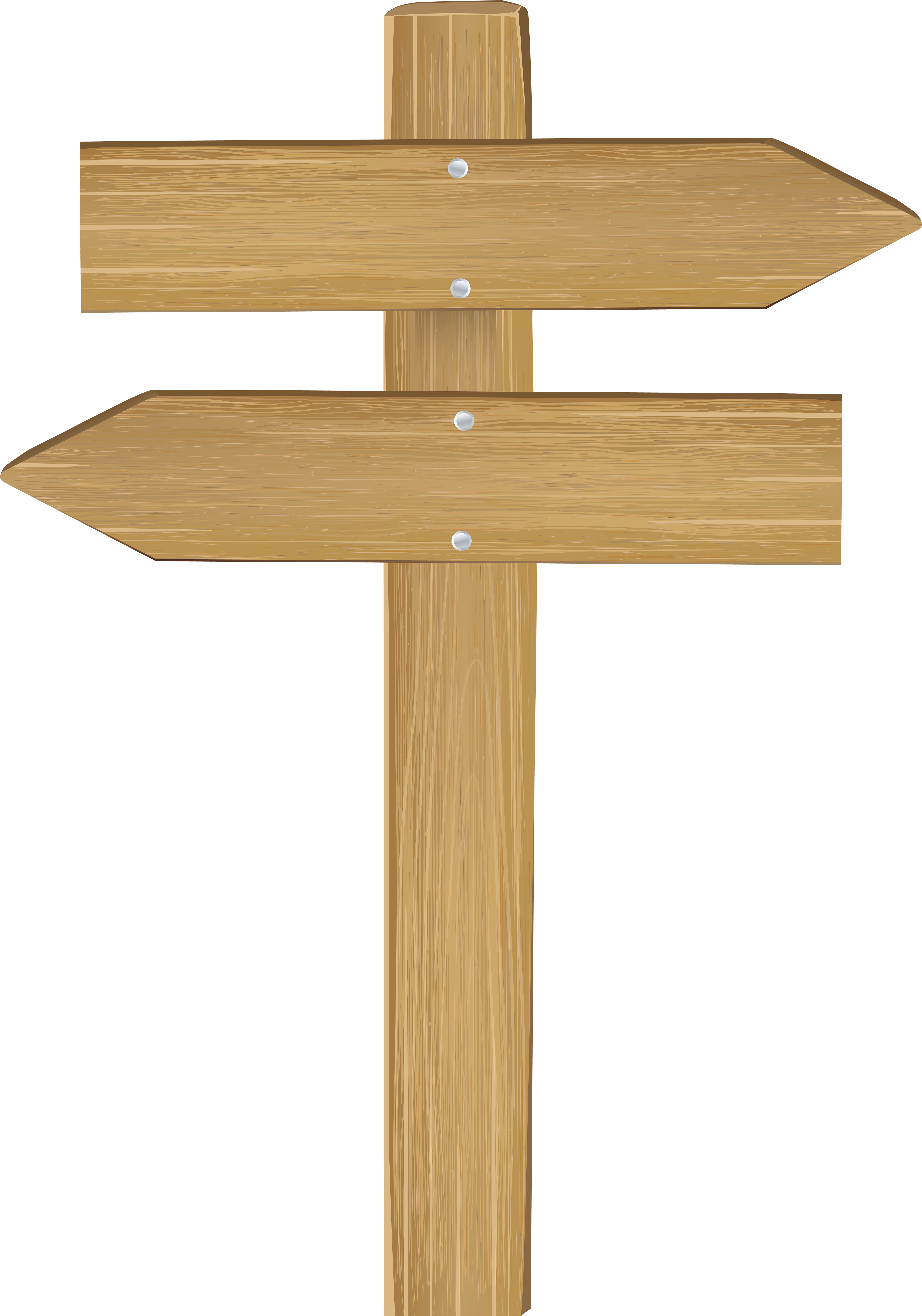 Direction Clipart Wooden Arrow Sign.