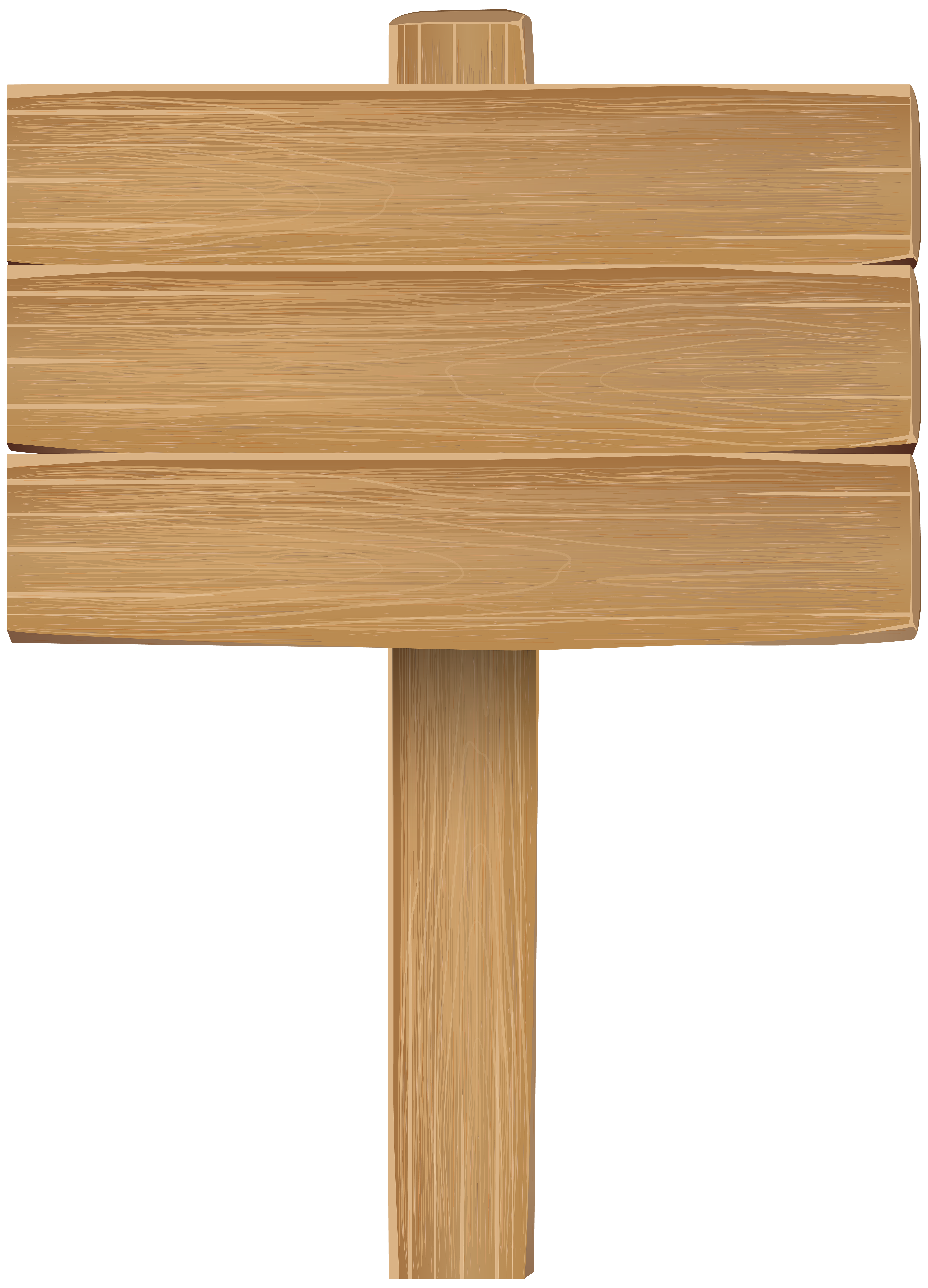 Wooden Sign PNG Clipart Image.