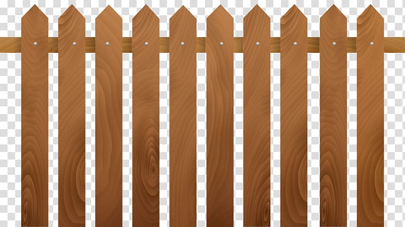 Picket fence , wood fence transparent background PNG clipart.