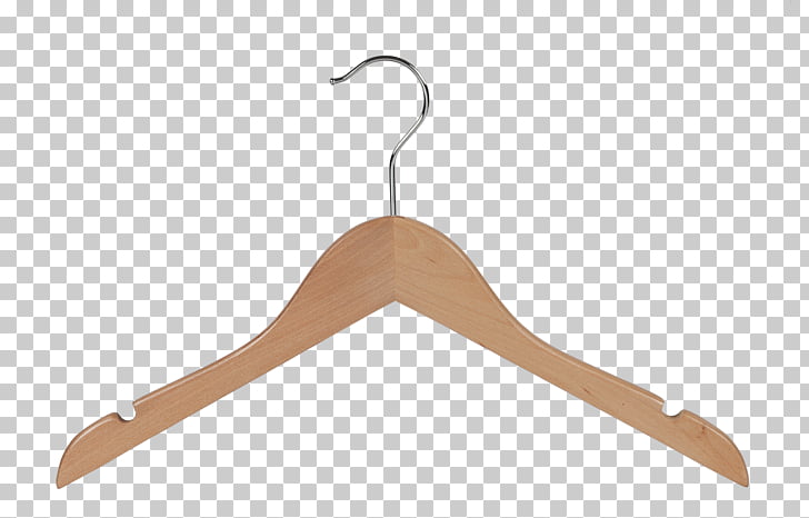 Clothes hanger Clothing Wood Coat Top, wooden hanging PNG.