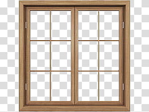 Windows ByunCamis, glass window with white frame.