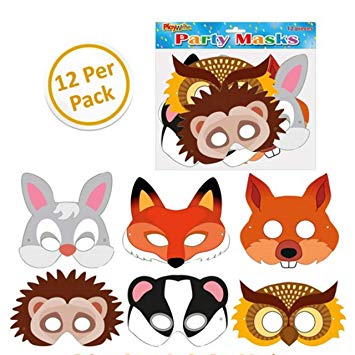 woodland animal face masks clipart 10 free Cliparts | Download images ...
