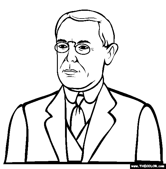 President wilson clipart.