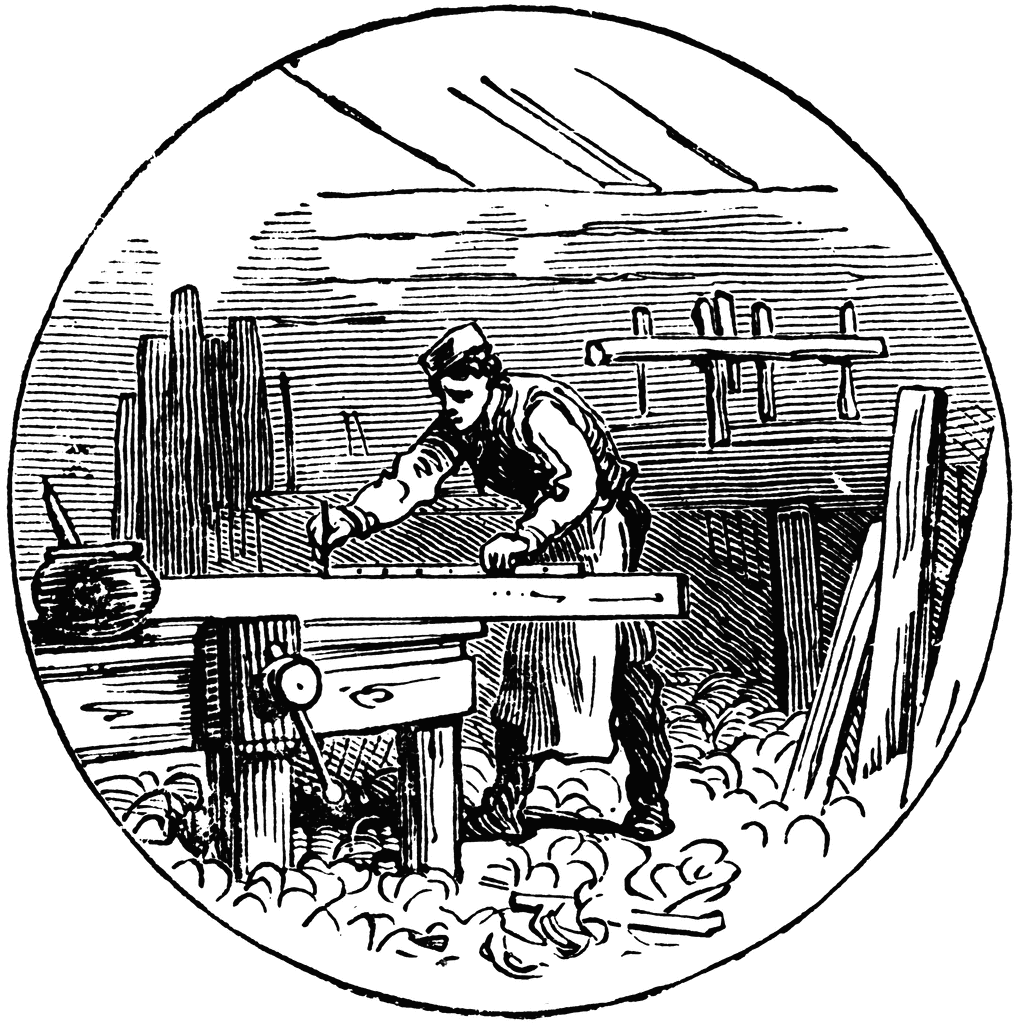 Woodworking clip art free.