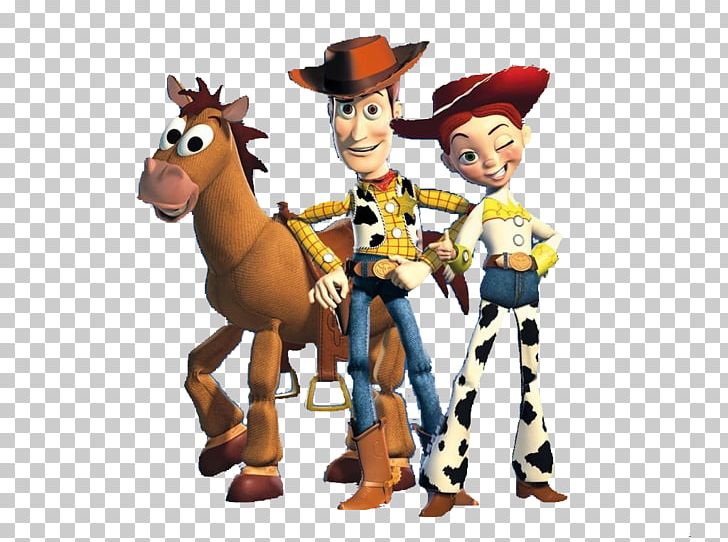 Sheriff Woody Jessie Buzz Lightyear Bullseye Toy Story PNG.