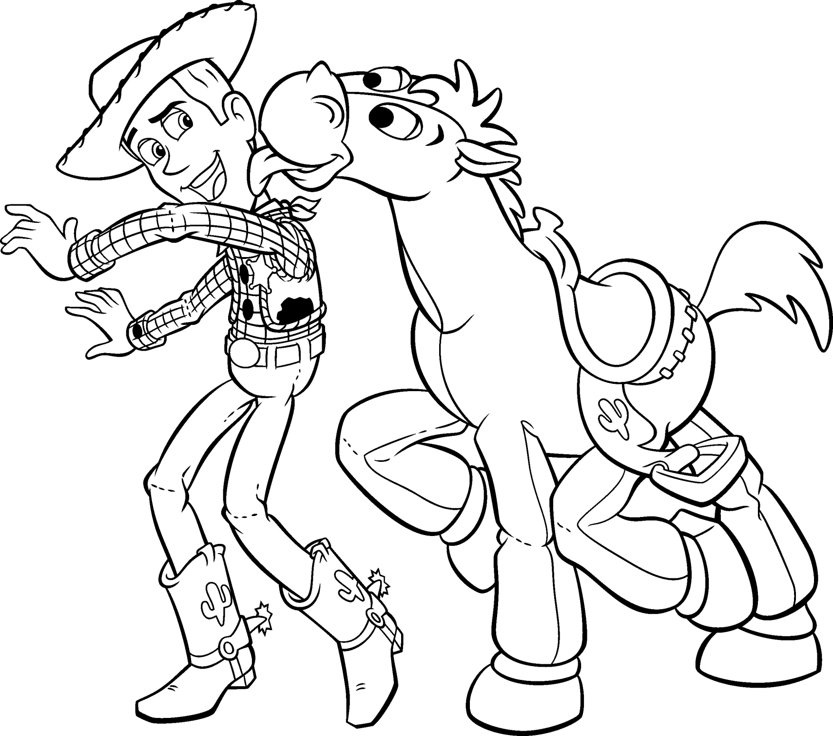 Toy Story Clipart Black And White.