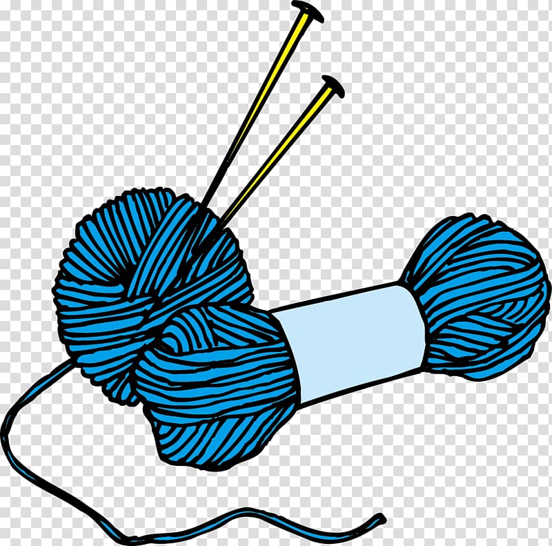Two blue yarn balls, Yarn Wool Knitting , Free to pull the wool clip.