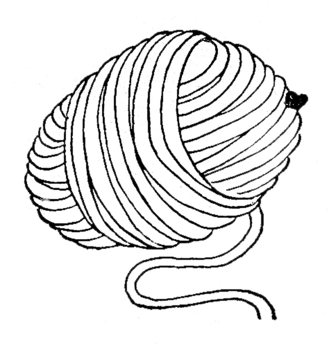 Wool clipart black and white 5 » Clipart Station.