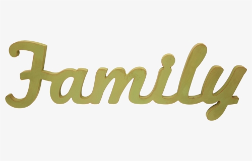 Free Family Word Clip Art with No Background.
