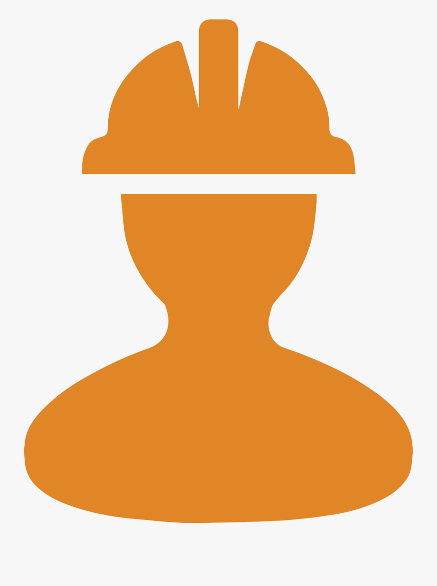 Construction Worker Icon Blue , Free Transparent Clipart.