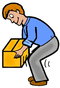 Lifting Box Clipart.