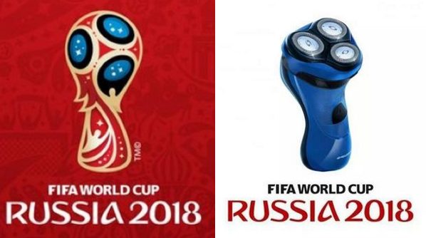 Design an alternative logo for the 2018 World Cup in Russia.