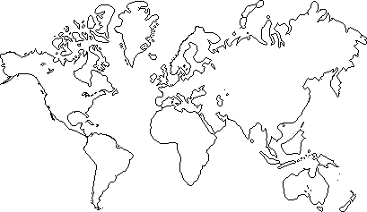 73+ Map Clipart Black And White.