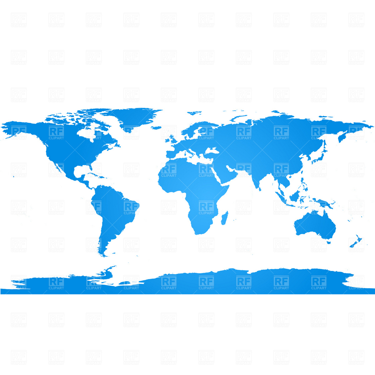 Free World Map Clipart.