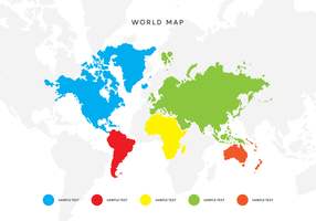World Map Free Vector Art.