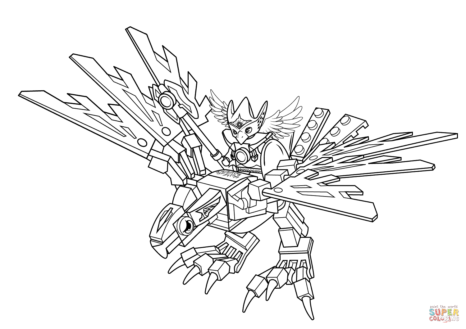 Chima Lego Coloring Pages.