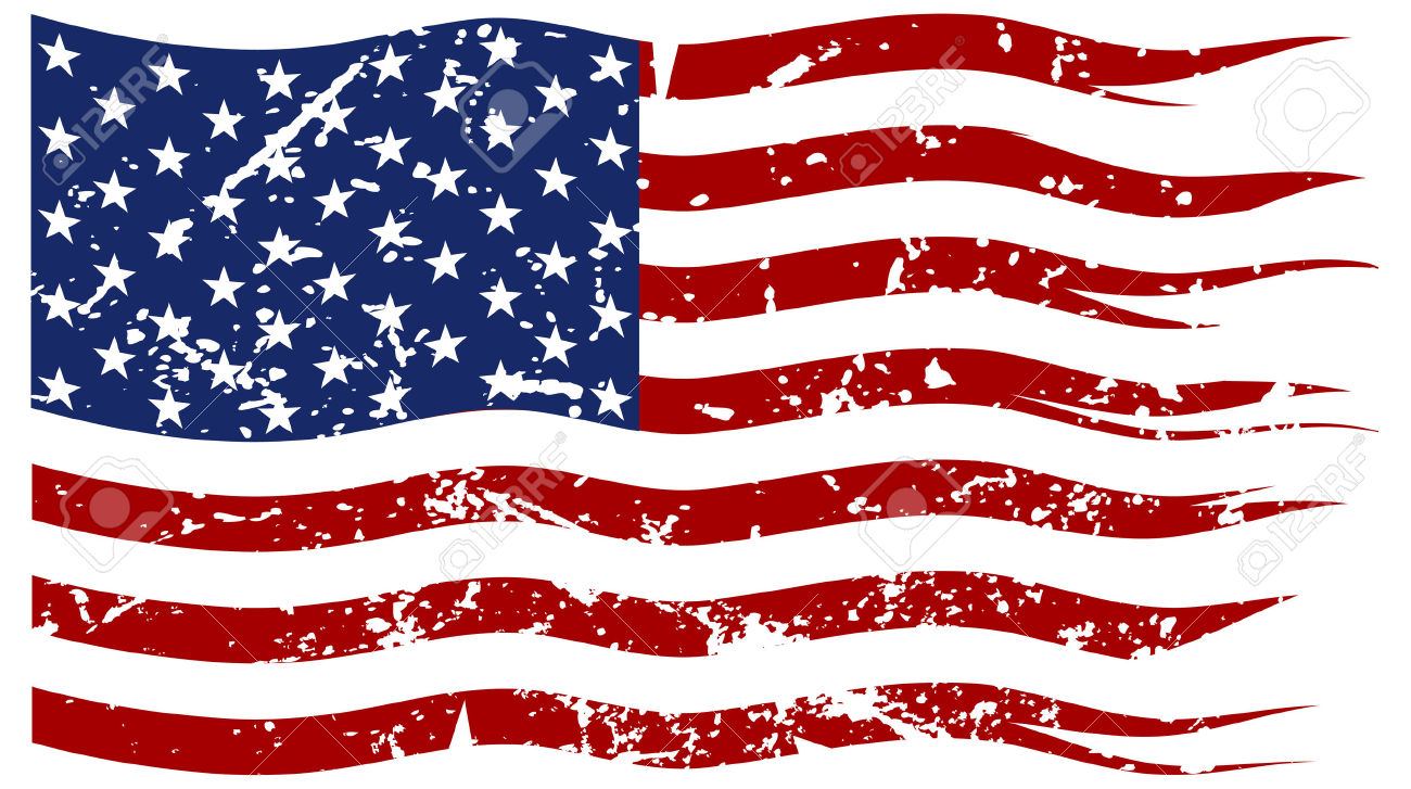 worn american flag clipart - Clipground