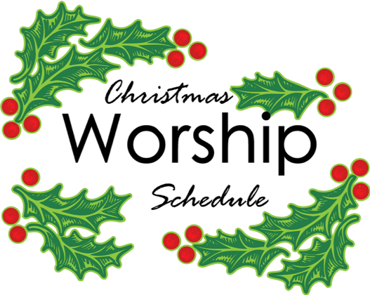 Christmas Worship Schedule.