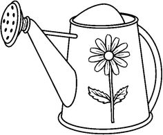 watering can clip art.