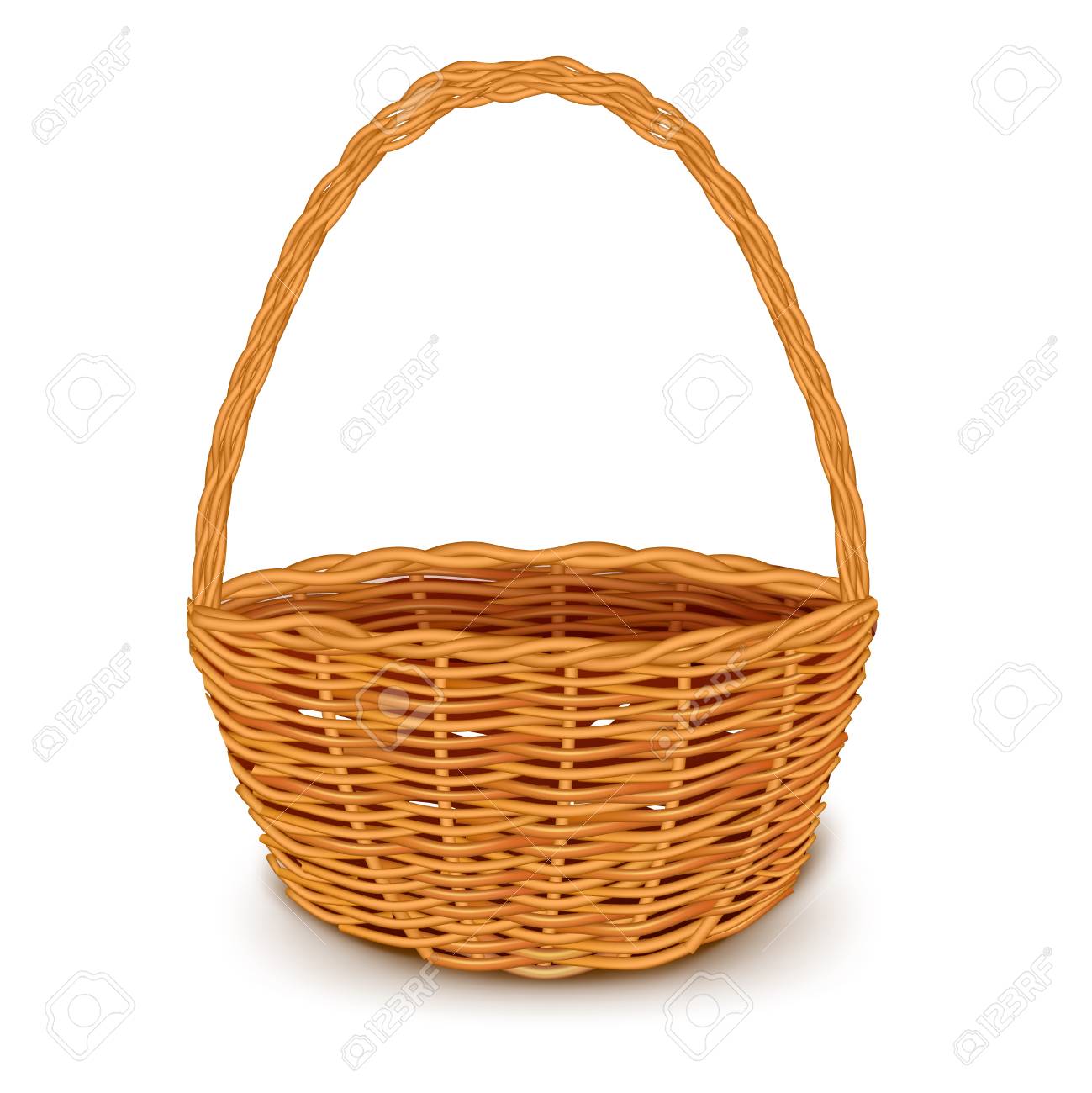 Woven Basket Clipart & Free Clip Art Images #19431.