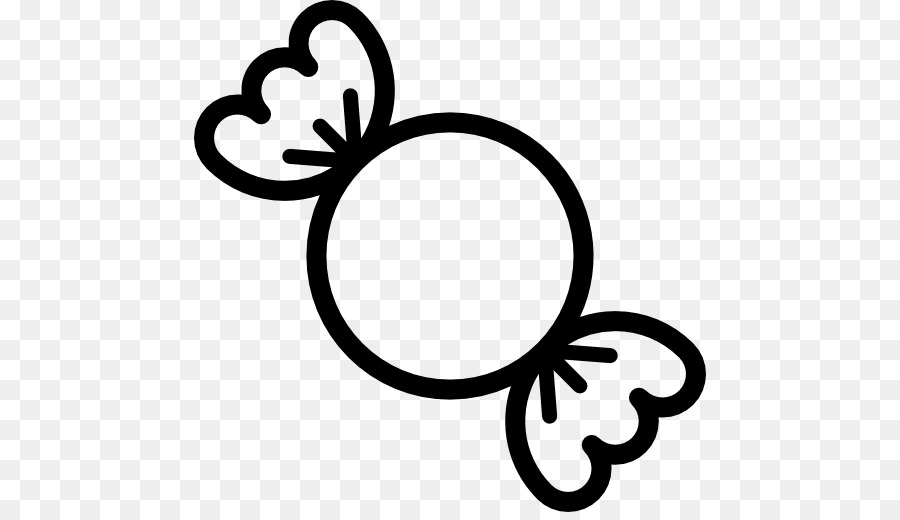 Black And White Flower clipart.