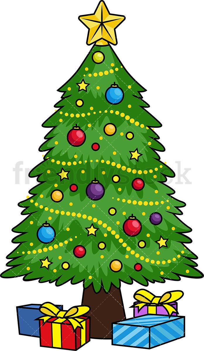 wrapped christmas tree clipart 10 free Cliparts Download