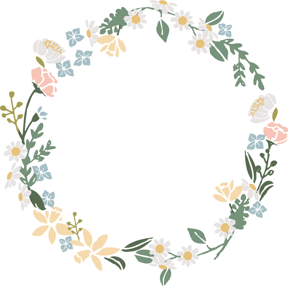 Download wreath with flowers clipart 10 free Cliparts | Download ...