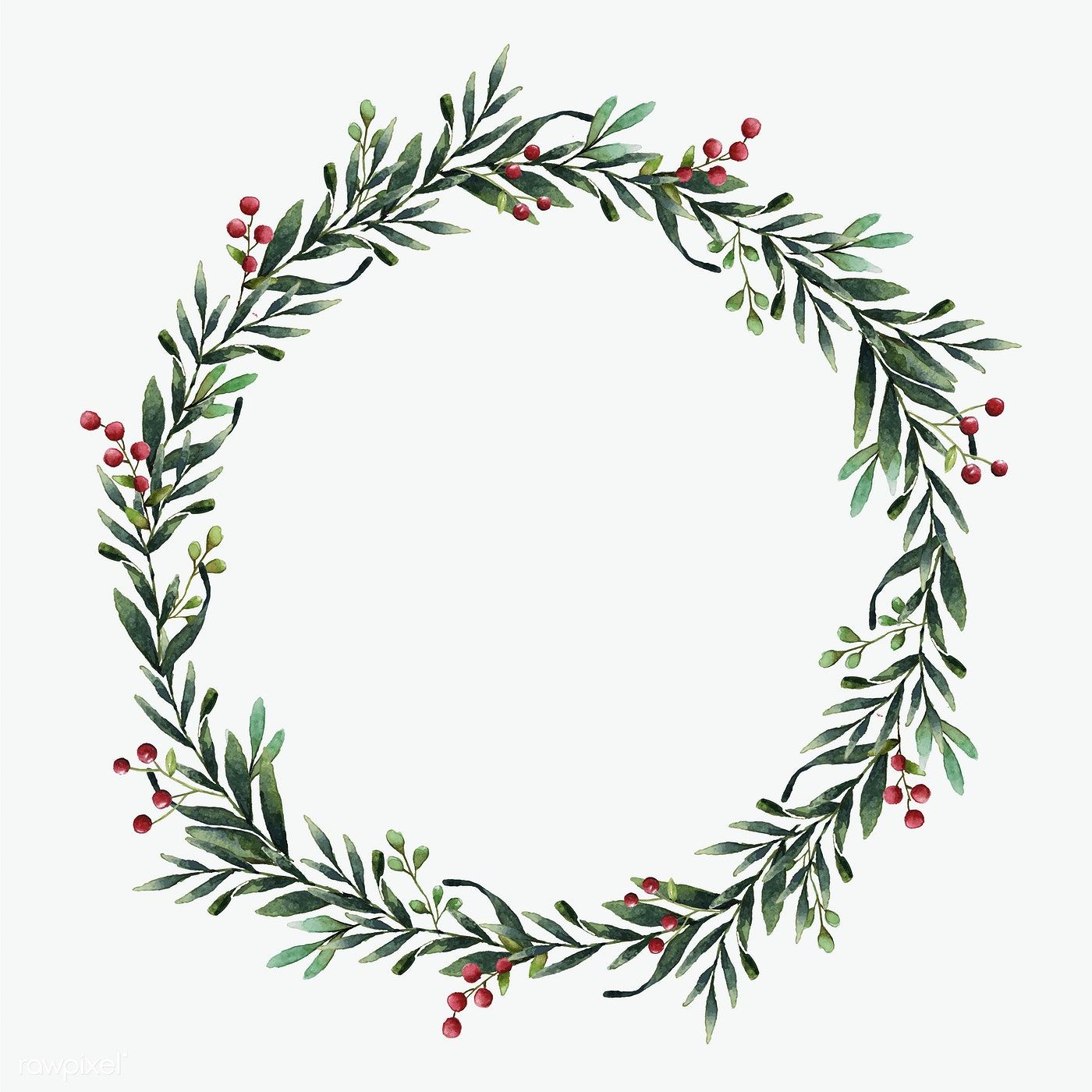 wreath illustration free download