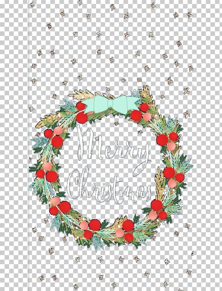 Christmas Wreath Small Floral Background PNG, Clipart.