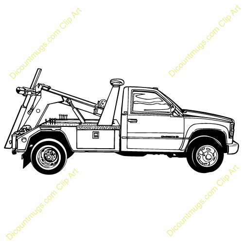 tow truck clip art.