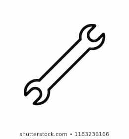 Black and white wrench clipart 3 » Clipart Portal.