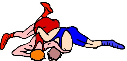 Free wrestling clip art 2.