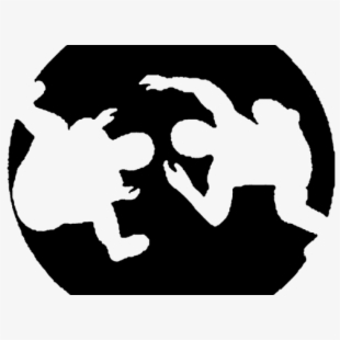 Wrestler Clipart Logo.