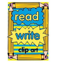 Read and write clip art more.