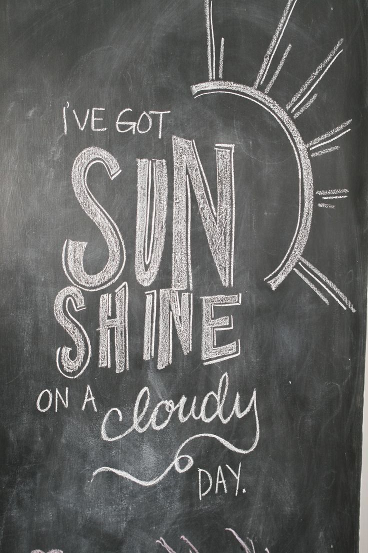 Summer Chalkboard Art.