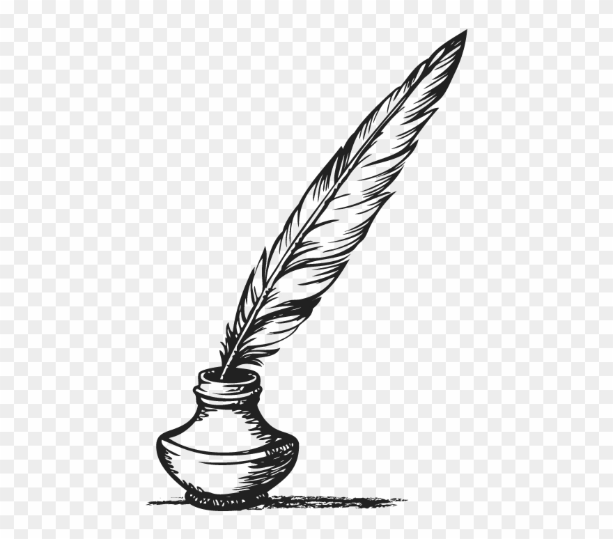 Feather Clipart Pen And Ink.