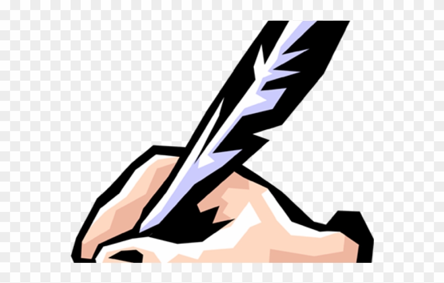 Quill Clipart Hand Writing.